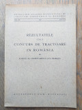 Rezultatele unui concurs de tractoare in Romania, 1931