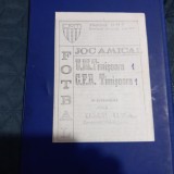 Program U M Timisoara - CFR Timisoara