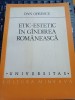 Dan Oprescu - Etic - estetic &icirc;n g&icirc;ndirea rom&acirc;nească - de la &icirc;nceputuri p&icirc;nă la 1900 -