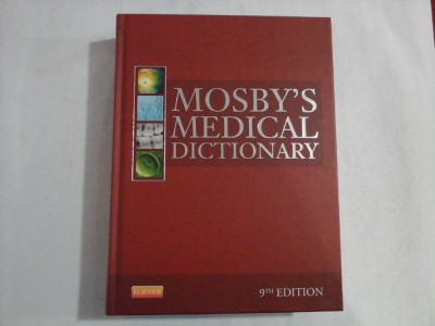 MOSBY&amp;#039;S MEDICAL DICTIONARY - Published, 2013 foto