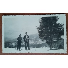Fotografie, familia Litarczek la schi la Predeal, 1934