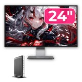Pachet PC second hand HP T630 cu SSD 128GB, 8GB DDR4 si monitor 24 inch