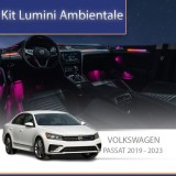 Lumini ambientale VW Passat 2019-2023 set complet control telefon sau sistem original CarStore Technology