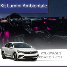 Lumini ambientale VW Passat 2019-2023 set complet control telefon sau sistem original CarStore Technology foto