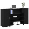 VidaXL Birou de recepție Stejar negru 180x50x103,5 cm Lemn prelucrat 3324170