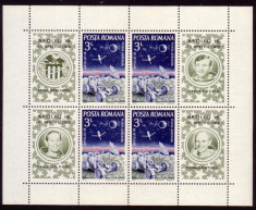 Cosmos Apollo 16, bloc neuzat, MNH, L.P.791a, 1972 foto