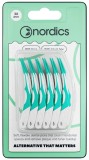 Scobitori din silicon medical, moi, cu travel box, 30 buc. pentru igiena dentara - Nordics