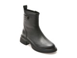 Ghete GRYXX negre, 0601J, din piele naturala