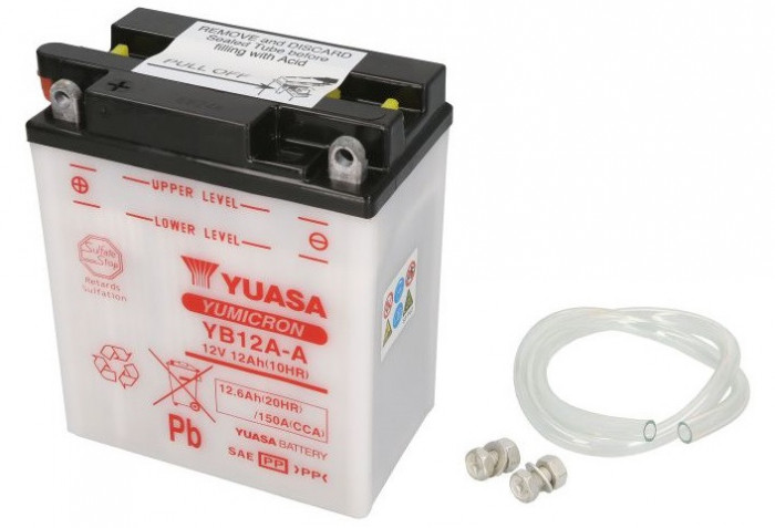 Baterie Moto Yuasa 12V 12Ah 165A YB12A-A