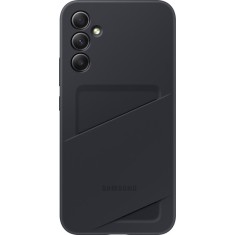 Husă Samsung Galaxy A34, Card Slot, Neagră, Blister EF-OA346TBEGWW
