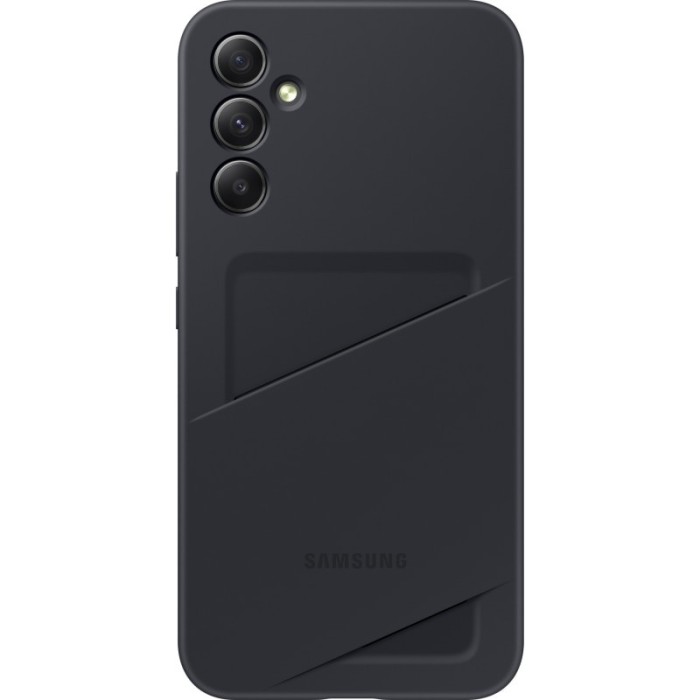 Husă Samsung Galaxy A34, Card Slot, Neagră, Blister EF-OA346TBEGWW