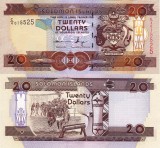 INSULELE SOLOMON 20 dollars ND 2008 (cu steag) UNC!!!