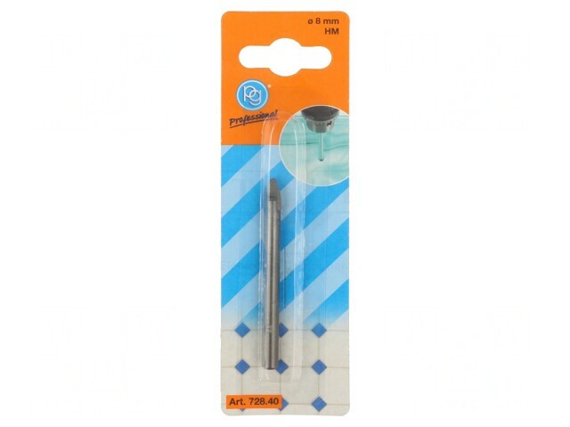 Burghiu &Oslash; 8mm pentru ceramică și sticlă