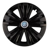 Cumpara ieftin Set 4 capace roti Glory Negru R15 Compatibil Cu Volkswagen