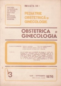 Revista de Obstetrica si Ginecologie, Iulie-Septembrie, 1976 foto