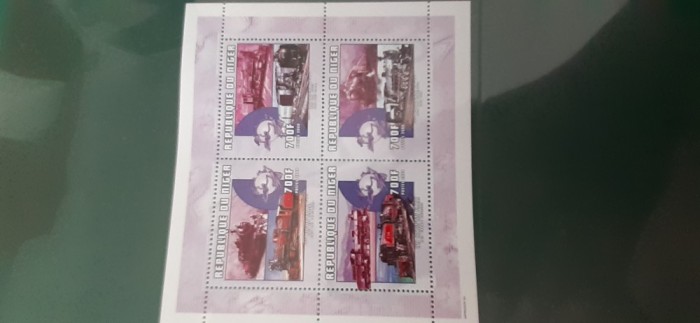Niger-Transport,locomotive ,trenuri-serie completa ,nestampilate MNH-(T5)