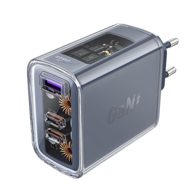Incarcator Type-C 2 x USB-C, Acefast A45, GaN 65W Power Delivery foto