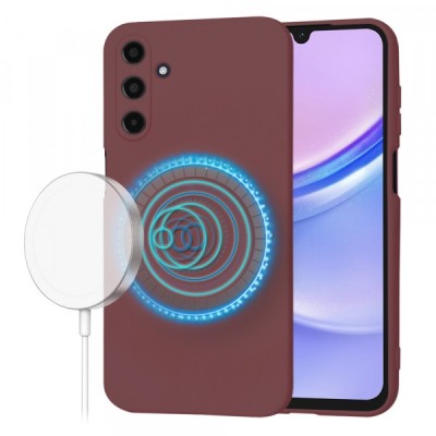 Husa MagSafe pentru Samsung Galaxy A15 A155, Techsuit, SoftFlex, Visinie foto
