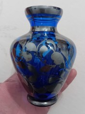 Vaza mica sticla si argint coloidal