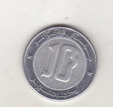 Bnk mnd Algeria 10 dinari 2012 , bimetal , fauna, Africa