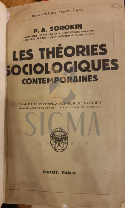 Les theories sociologiques contemporaines