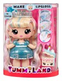 Papusa Yummiland, Large Doll and Lipgloss Pet, Callie Birthday Cake, 120742EUC