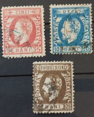 Romania 1872 - Carol l cu Barba,dantelate foto