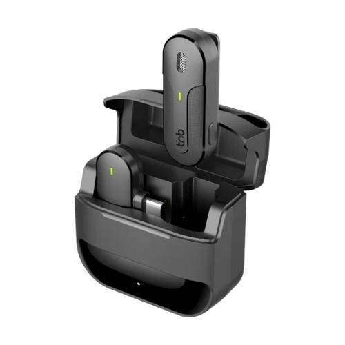 TNB INFLUENCE - Wireless lapel microphone with recharge box - jack &quot;INLAPMICWLBX&quot; (timbru verde 0.18 lei)
