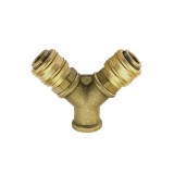 Cumpara ieftin Distribuitor aer comprimat cu 2 capete de cuplare Ludecke DWS38ES, 3 8 , O9 mm, L&Uuml;DECKE
