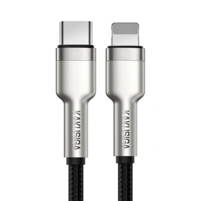 Cablu Date si Incarcare Kakusiga KSC-685 mufa tip Lightning la USB-C 20W PD, Gri foto