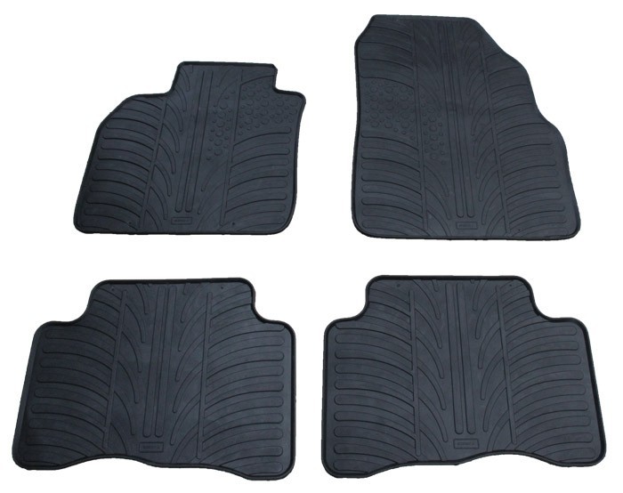 Set covorase auto din cauciuc Renault Megane Scenic 2 2003-2009, Negru, Gledring, 4 buc. AutoDrive ProParts