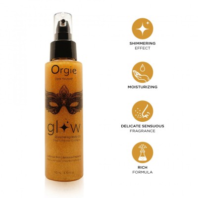 Ulei corp Orgie Glow Shimmering 110ml foto