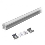 PROFIL ALUMINIU PENTRU BANDA LED 2M 17.2MM X 15.5MM ALB, V-TAC