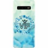 Husa silicon personalizata pentru Samsung Galaxy S10, VIP Qeen