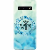 Husa silicon personalizata pentru Samsung Galaxy S10 Plus, VIP Qeen