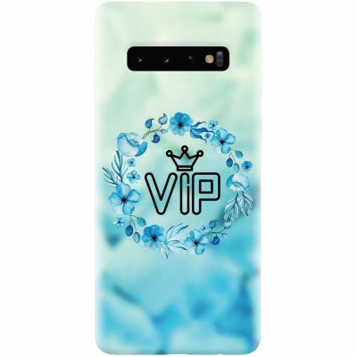 Husa silicon personalizata pentru Samsung Galaxy S10, VIP Qeen foto