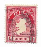 Irlanda - Noi timbre zilnice, 1922-1923 - valoare obliterata, Stampilat