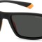 Ochelari de Soare POLAROID Rectangular PLD 2134/S 8LZ/M9, 56mm, Negru