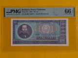 ROMANIA 100 LEI 1966 PMG 66