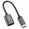 Adaptor OTG USB-C - USB-A Yesido GS01, Negru