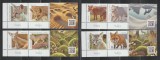 ROMANIA 2025 VULPI Serie 4 val. cu vinieta si bordura ilustrata LP.2507 MNH**