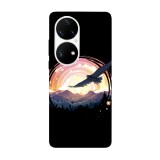 Husa compatibila cu Huawei Nova 9 model Nature watcher, Silicon, TPU, Viceversa