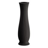 Cumpara ieftin Vaza flori ceramica neagra Tribeca 13,5 x 46 cm