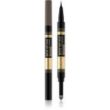 Eveline Cosmetics Brow Art Duo creion dermatograf cu două capete pentru spr&acirc;ncene culoare Light 8 g