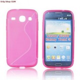 Husa Silicon S-Line Roz Samsung Galaxy Core Plus G3500 - Protectie Premium