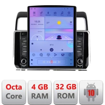 Navigatie Toyota Prado J150 2018- H-1065 ecran tip TESLA 9.7&amp;quot; cu Android Radio Bluetooth Internet GPS WIFI 4+32GB DSP CarStore Technology foto