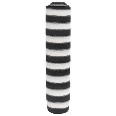 vidaXL Plasă protecție intimitate antracit/alb 1,2x10 m HDPE 195 g/m&amp;sup2; foto
