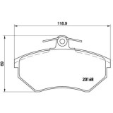 Placute frana Audi A4 B5 (8d2); Seat Cordoba (6k1, Cordoba Vario (6k5), Ibiza 2 (6k1), Inca (6k9), Toledo I (1l2); Vw Caddy 2 Box (9k9a), Caddy 2 Mpv