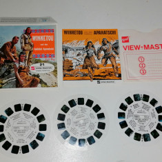 LOT 3 DIAPOZITIVE CIRCULARE 3D VIEW MASTER - WINTETOU