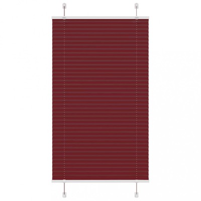 Gossi jaluza plisata bordeaux rosu 75x100 cm latime tesatura 74,4 cm foto